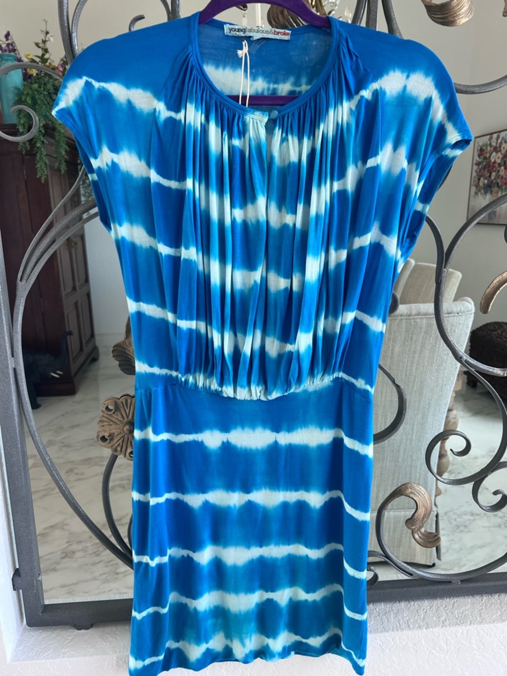 Young Fabulous & Broke Blue Mini Dress
